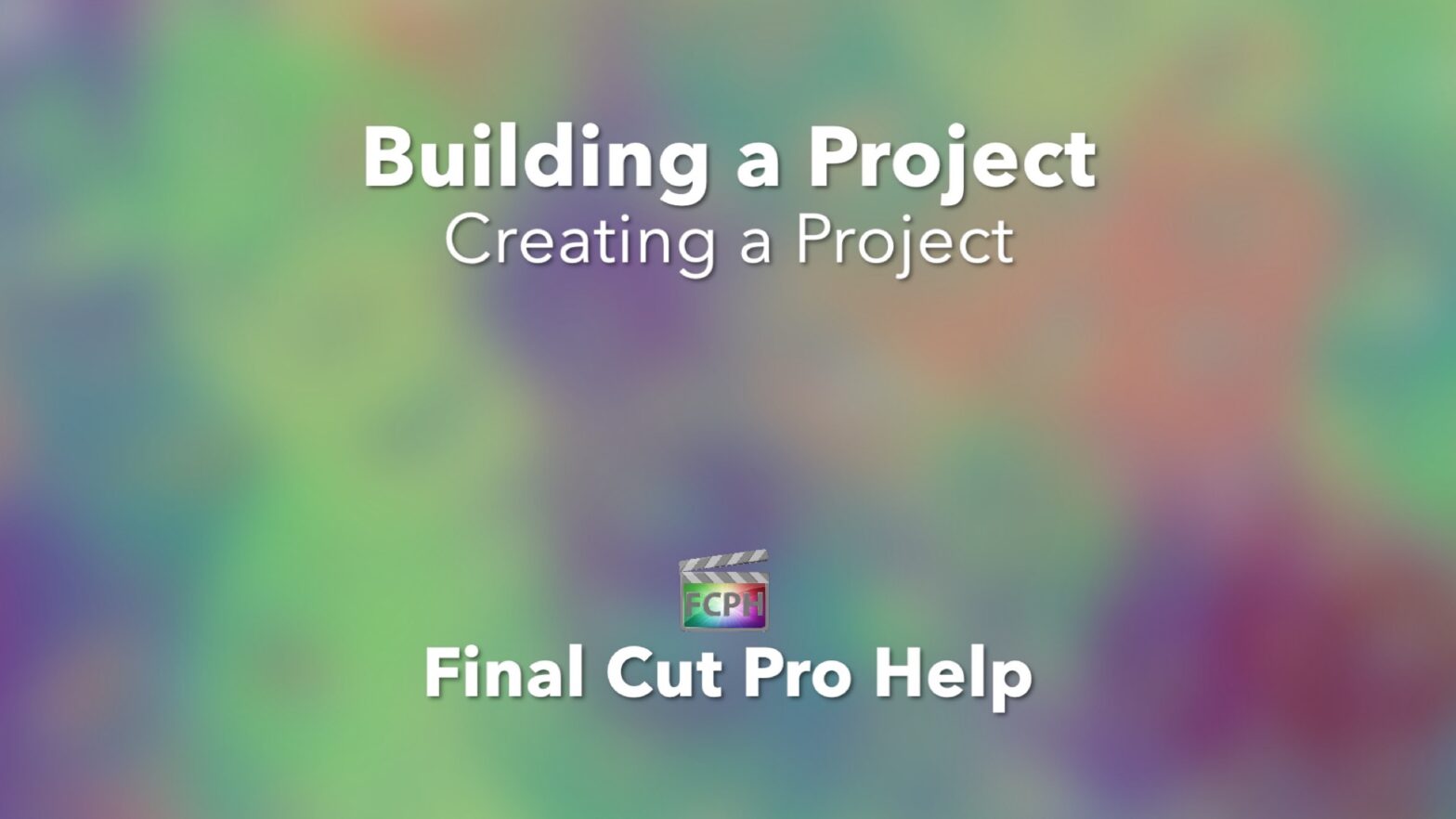Creating a Project