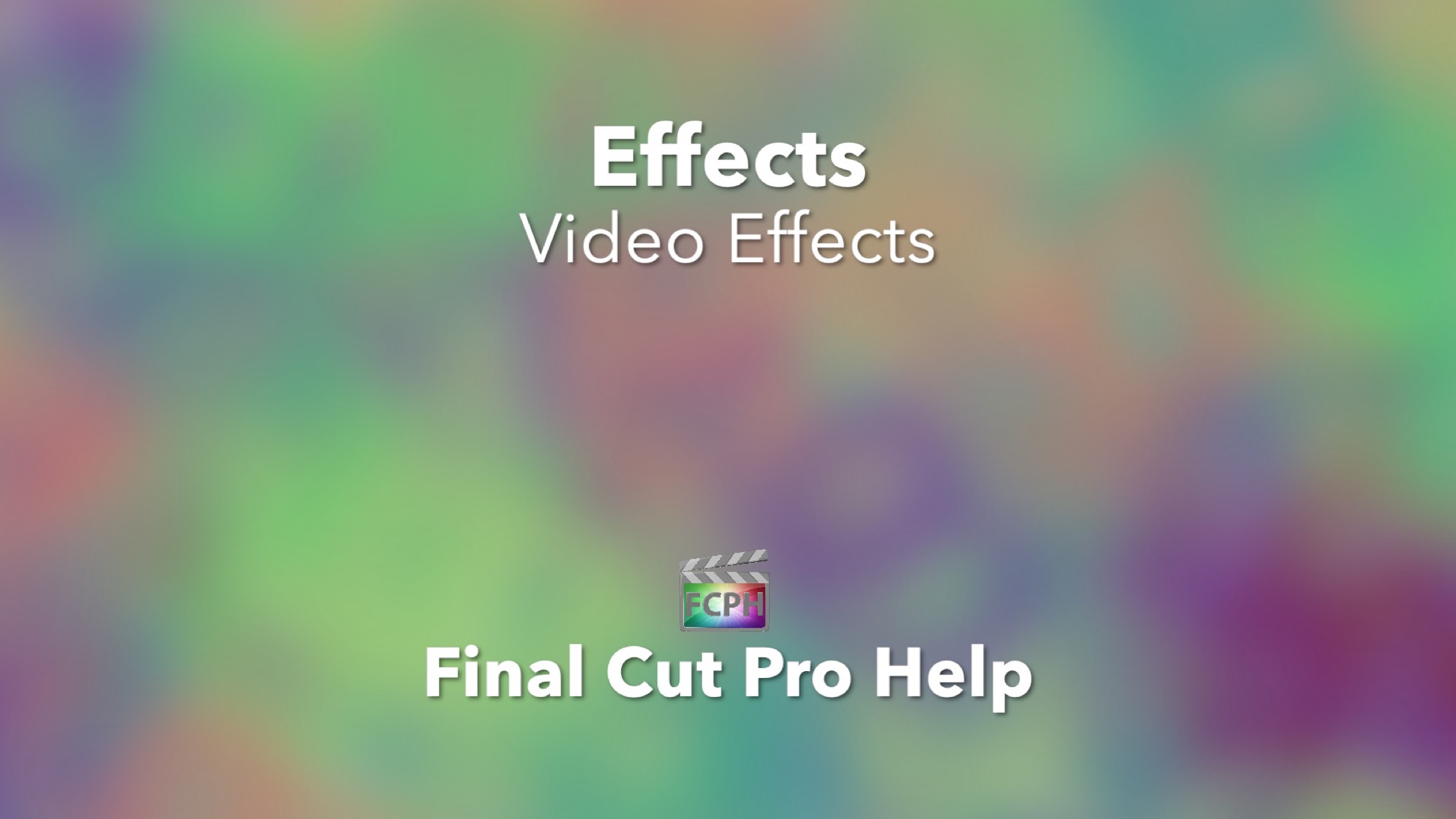 Effects Video Effects