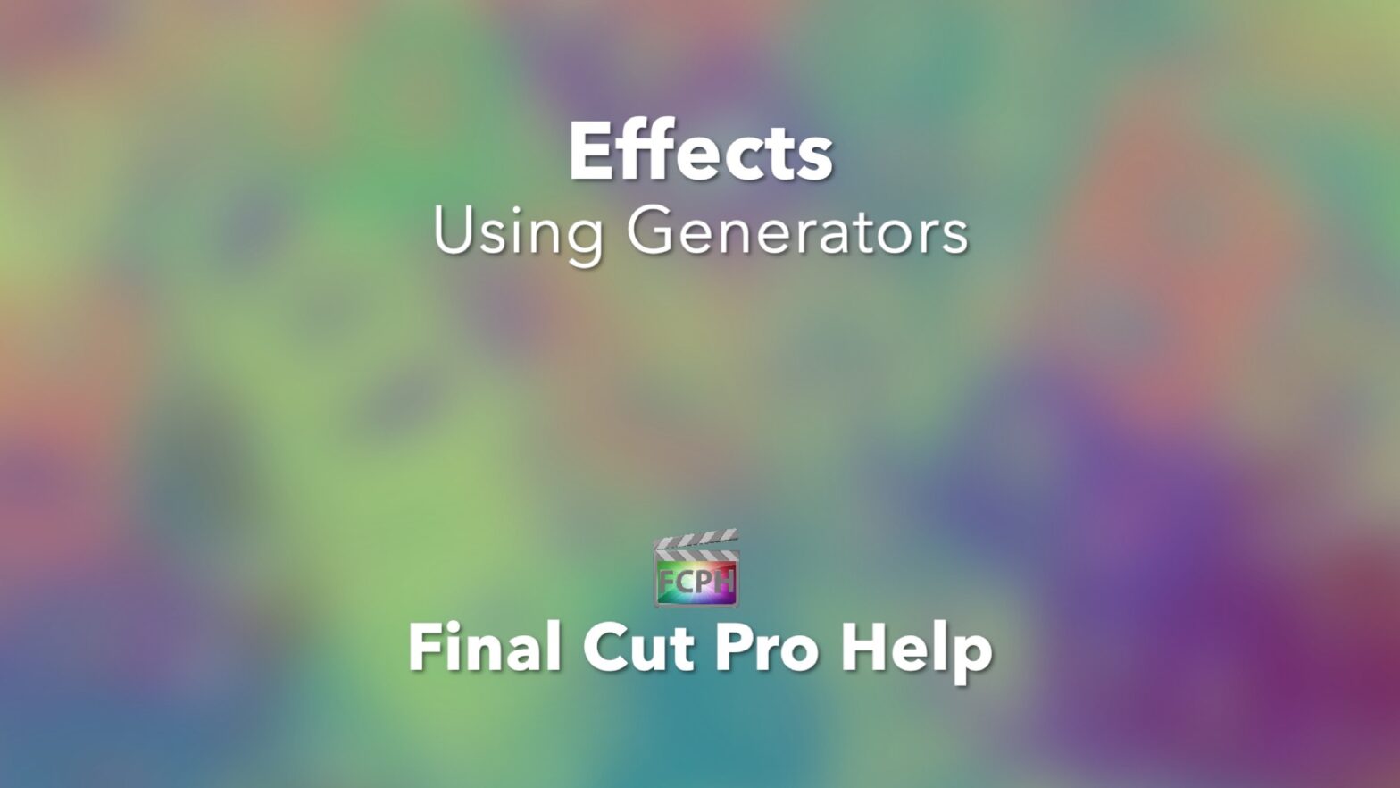 Effects Using Generators