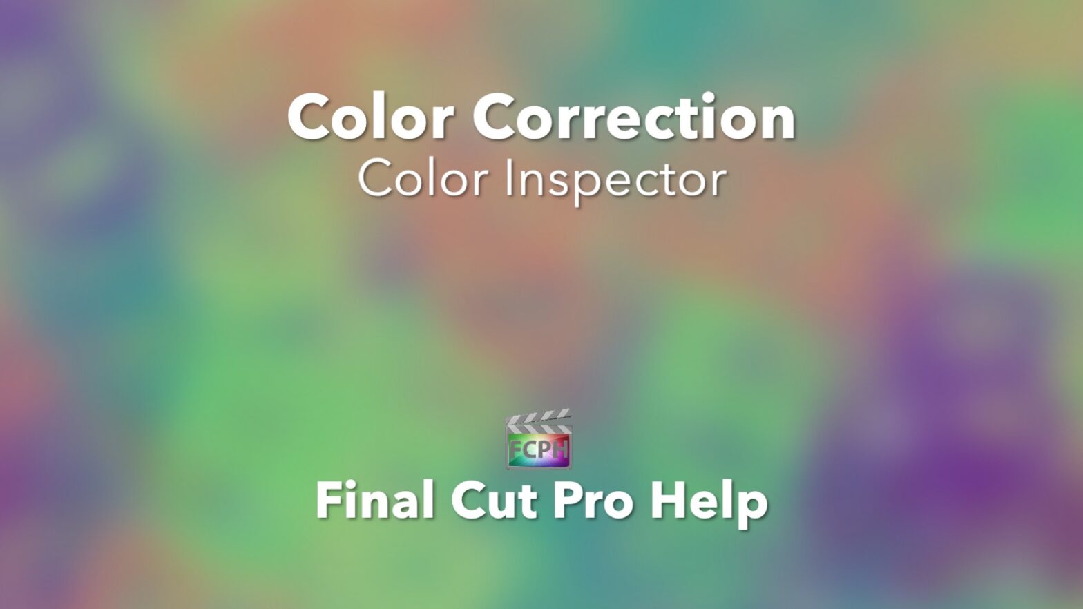 Color Correction Color Inspector