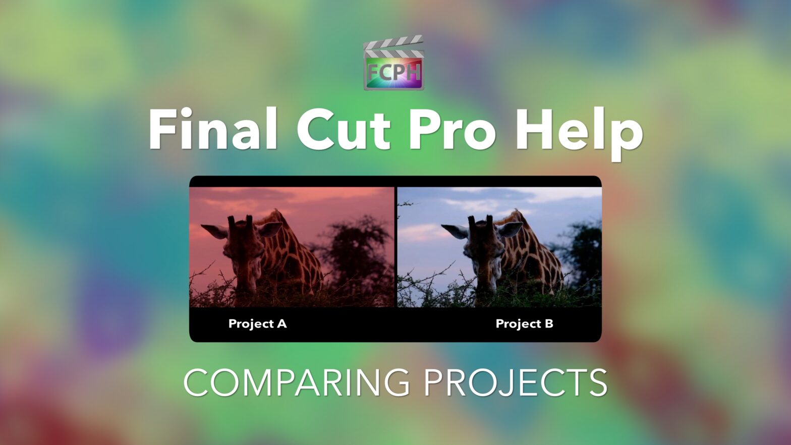 How to compare two projects side by side in Final Cut Pro